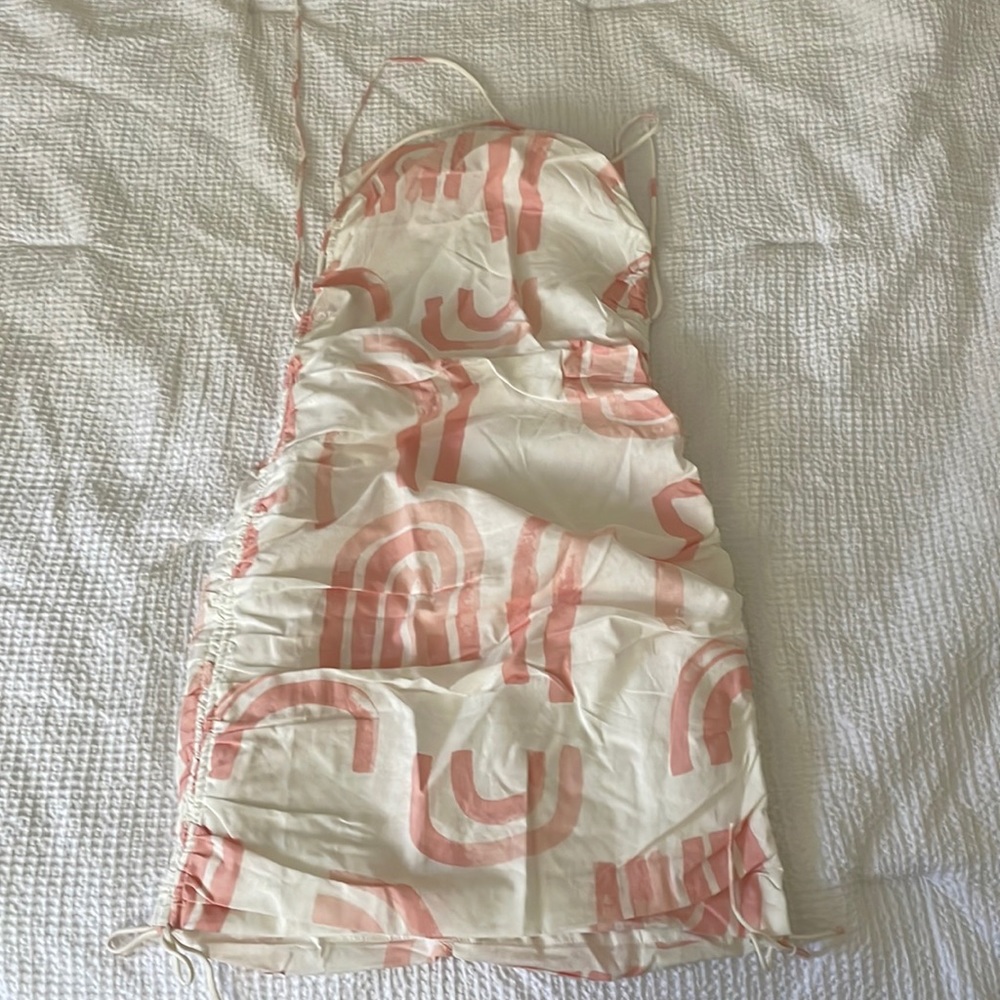 Sabo Skirt Pink Rainbow Print Dress